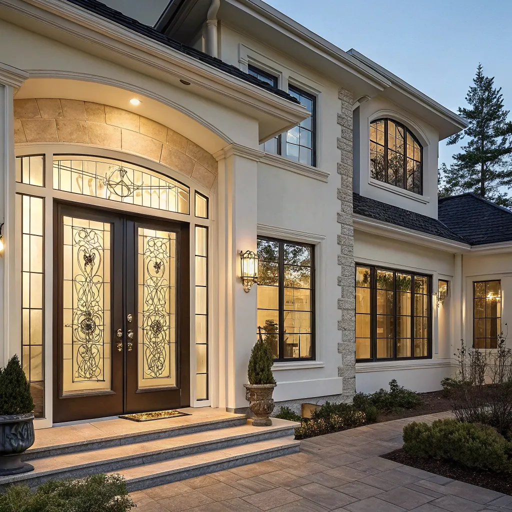 Elegant window and door installation showcase